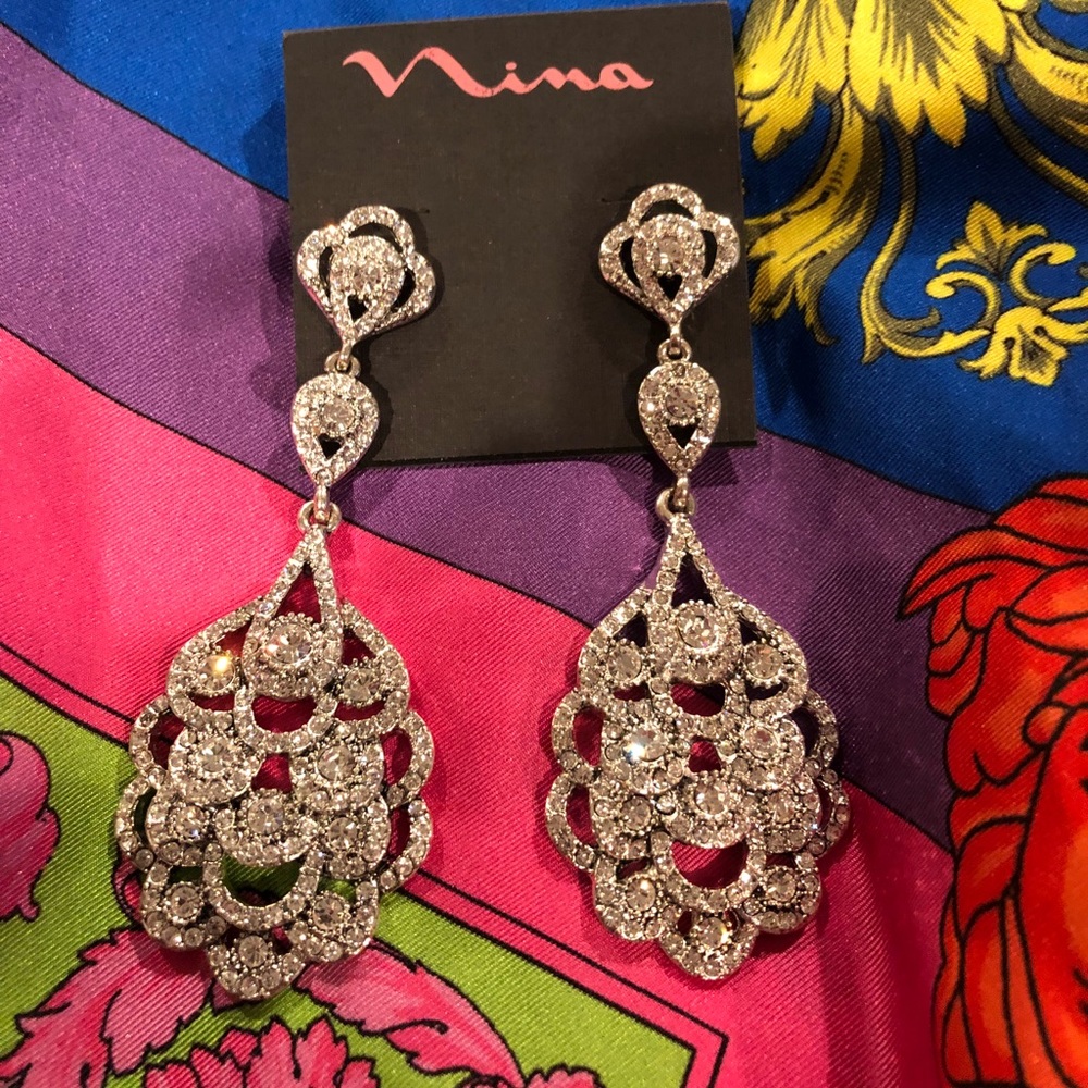 Assorted Nina Swarovski crystal earrings NWT 💎💎